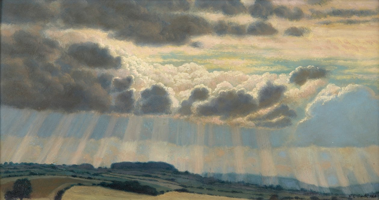Landschap met wolken door Raymond Booth