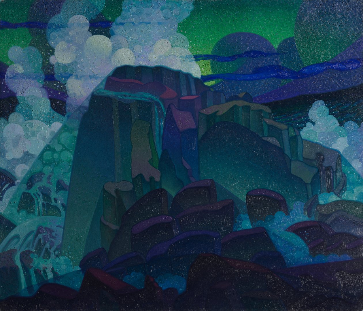Rots in Zee door Raymond Jonson