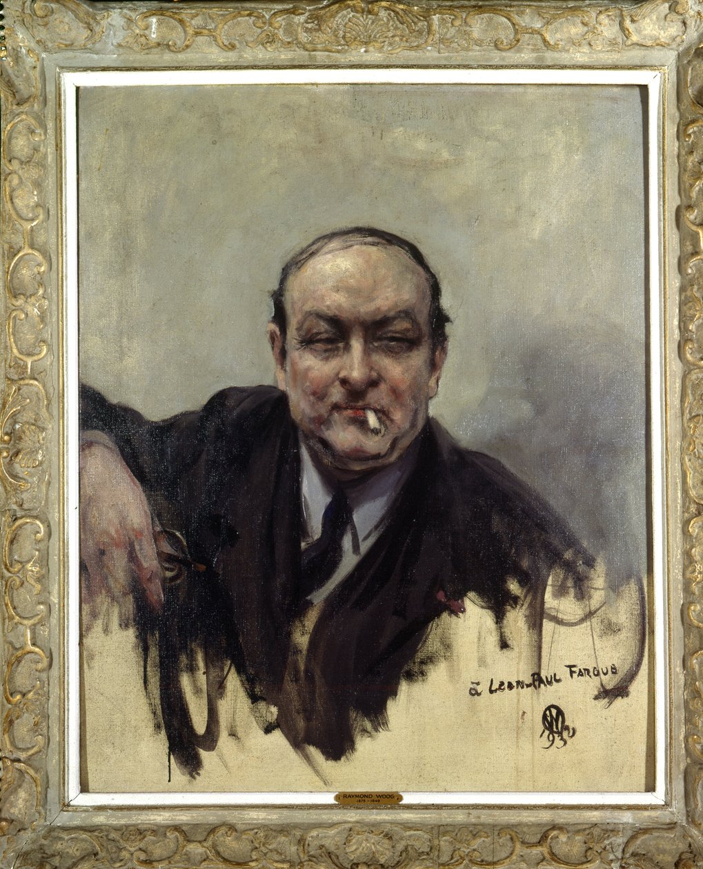 Portret van Leon Paul Fargue door Raymond Woog