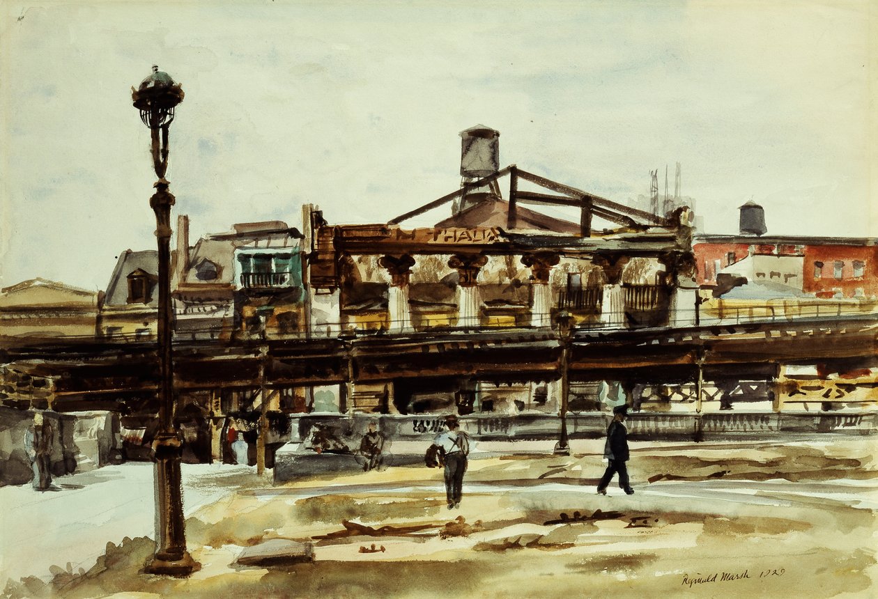De El door Reginald Marsh