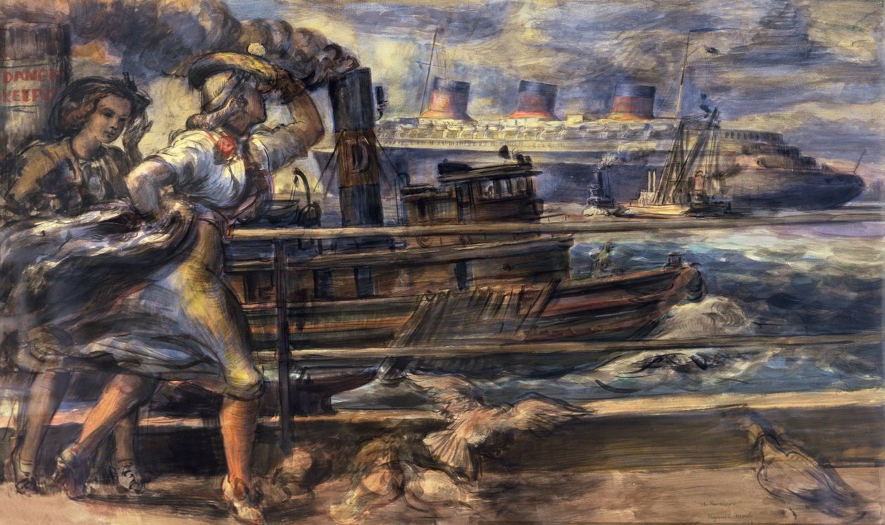 De Normandie door Reginald Marsh