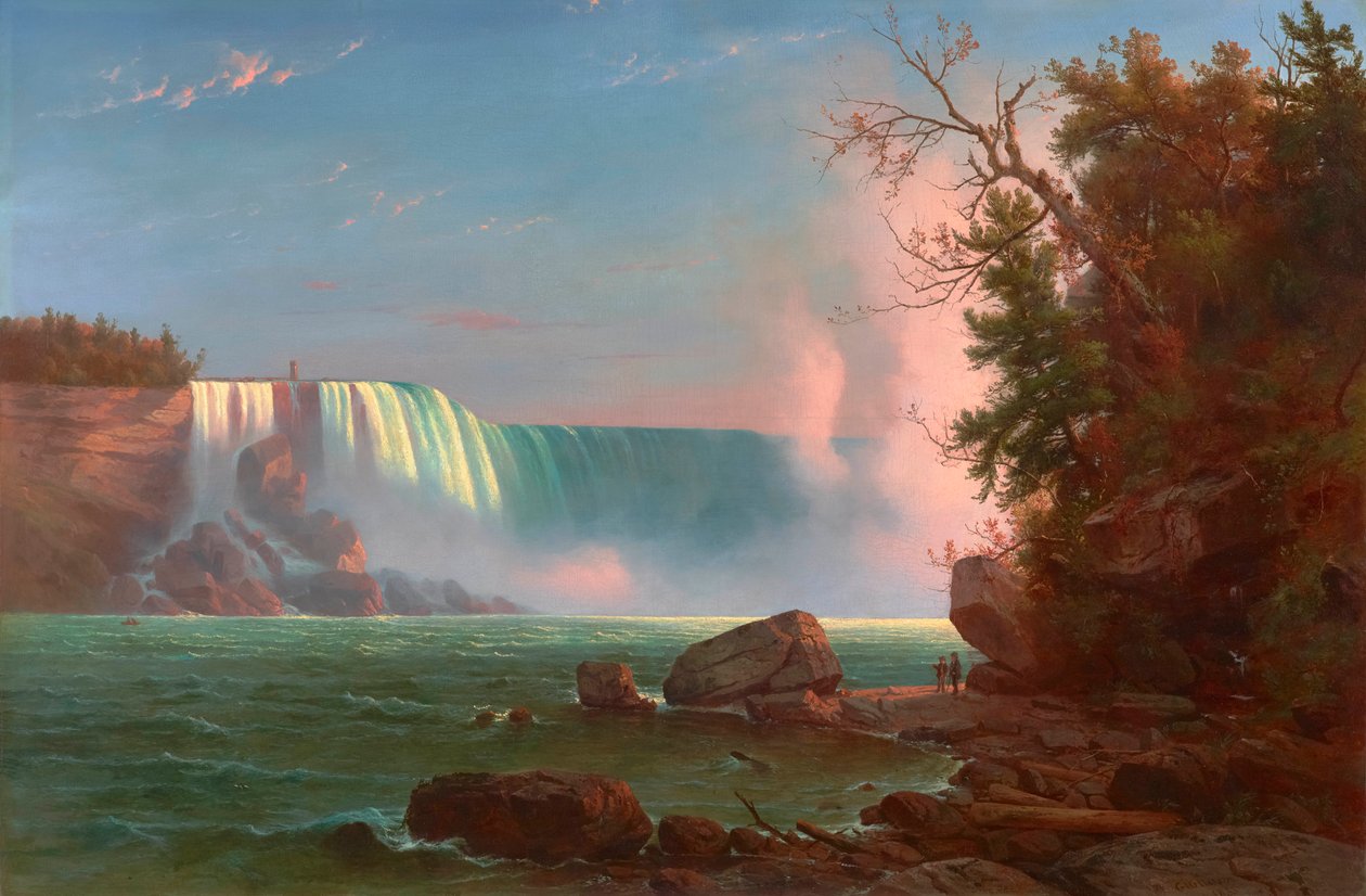 Niagara Falls 1855 door Regis Francis Gignoux
