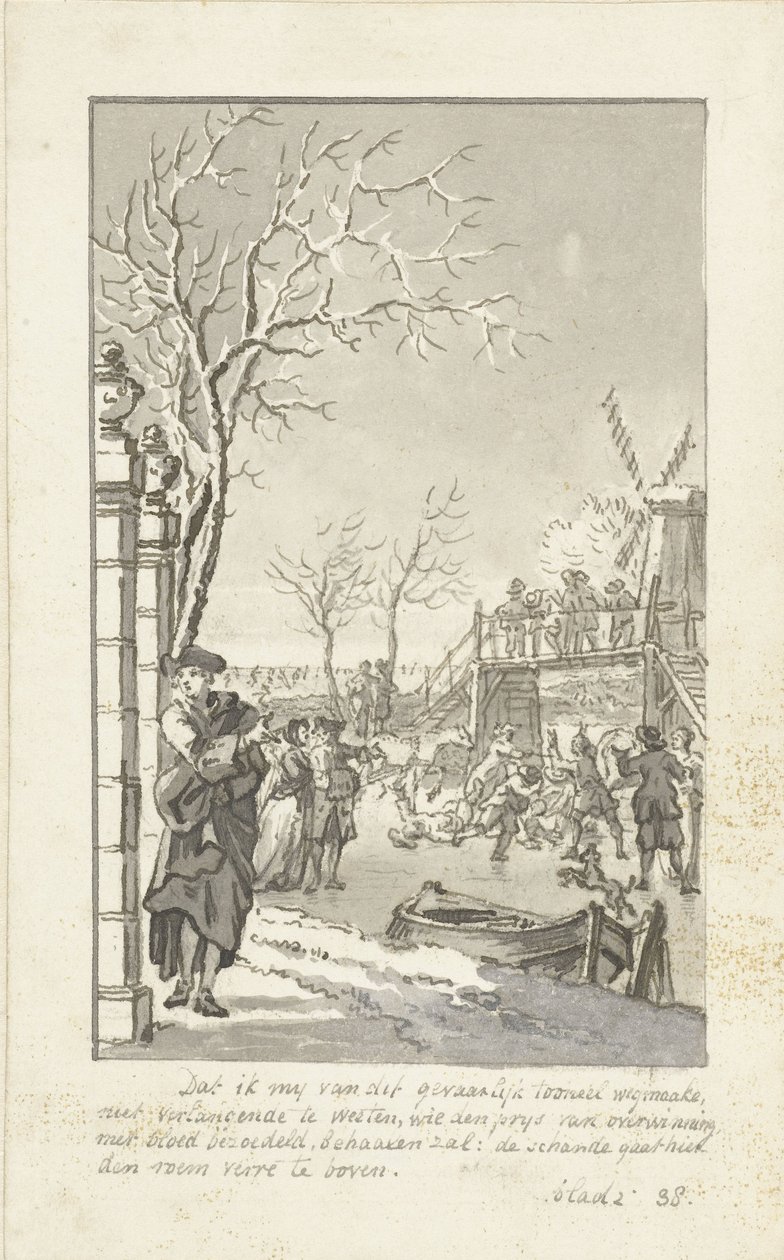 Winter door Reinier Vinkeles (I)