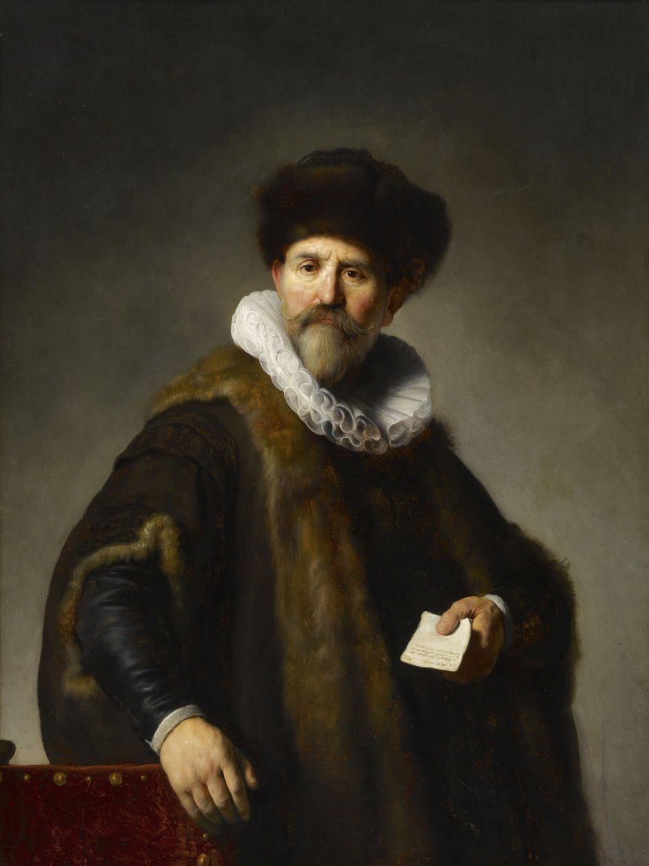 Portret van Nicolaes Ruts door Rembrandt van Rijn
