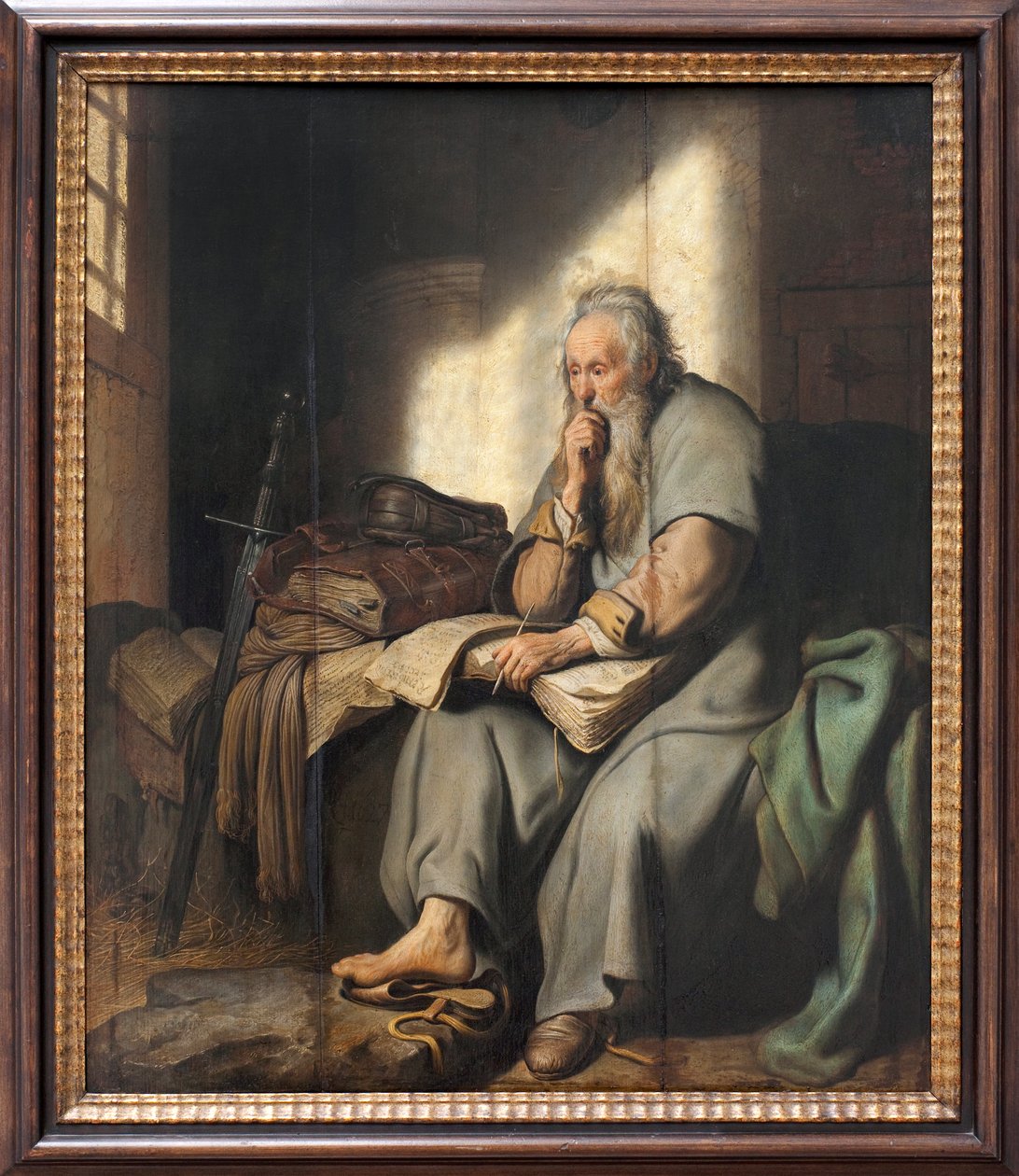 Sint Paulus in de gevangenis, 1627 door Rembrandt van Rijn