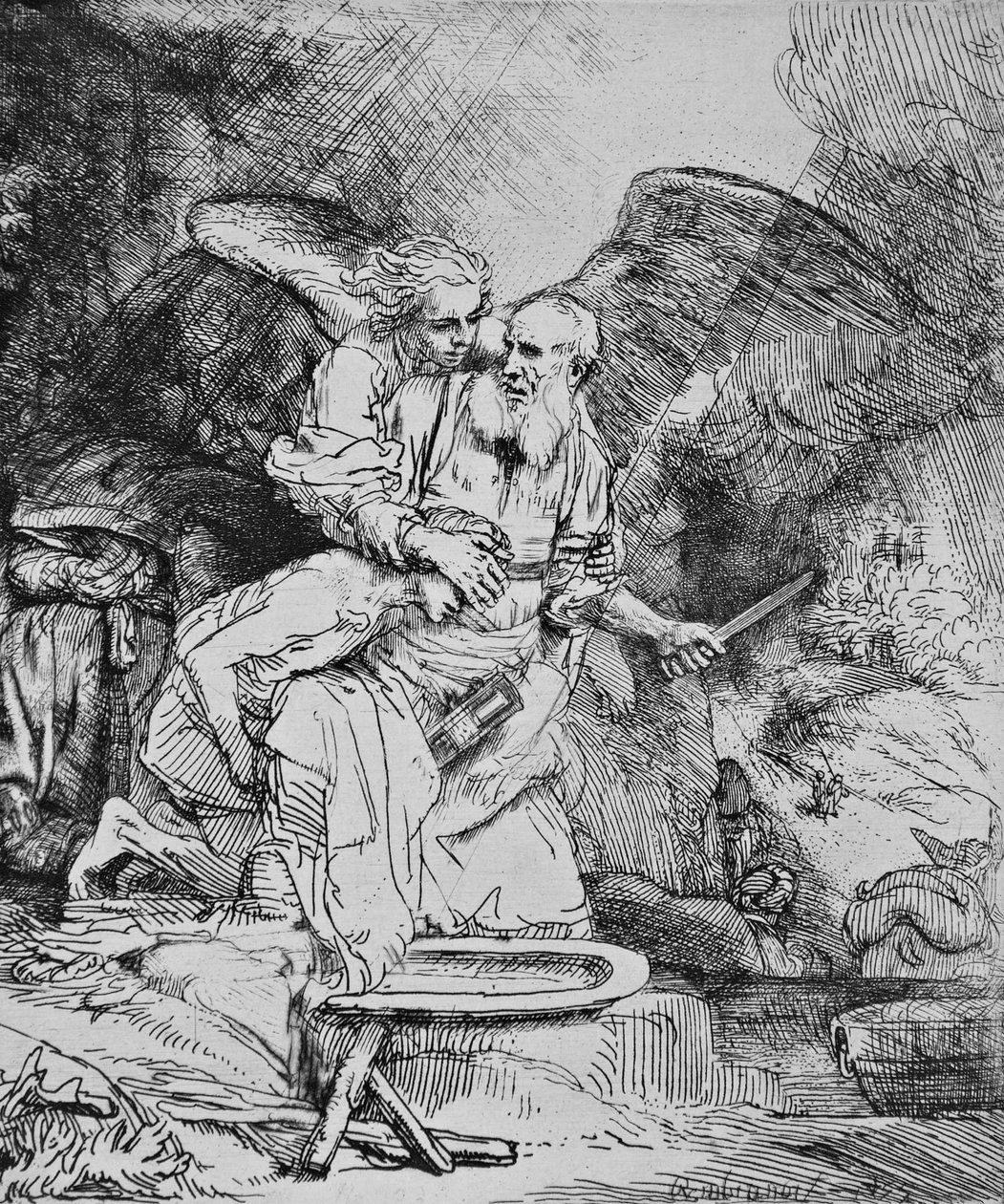Abrahams offer door Rembrandt van Rijn
