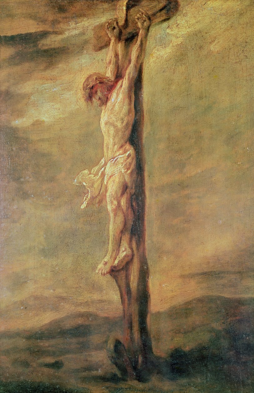 Christus aan het kruis, c.1646 door Rembrandt van Rijn