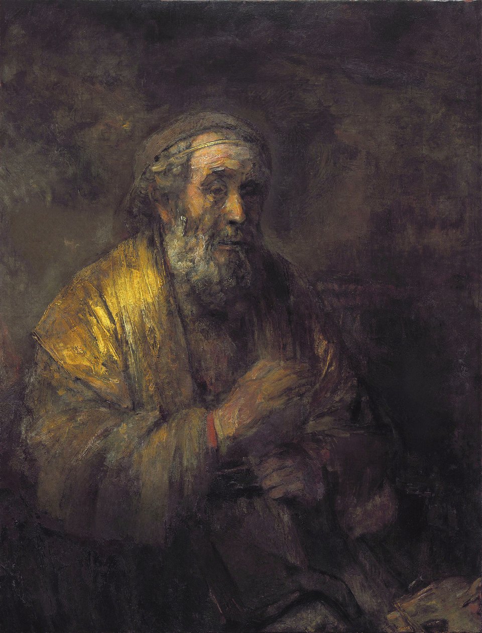 Homerus door Rembrandt van Rijn