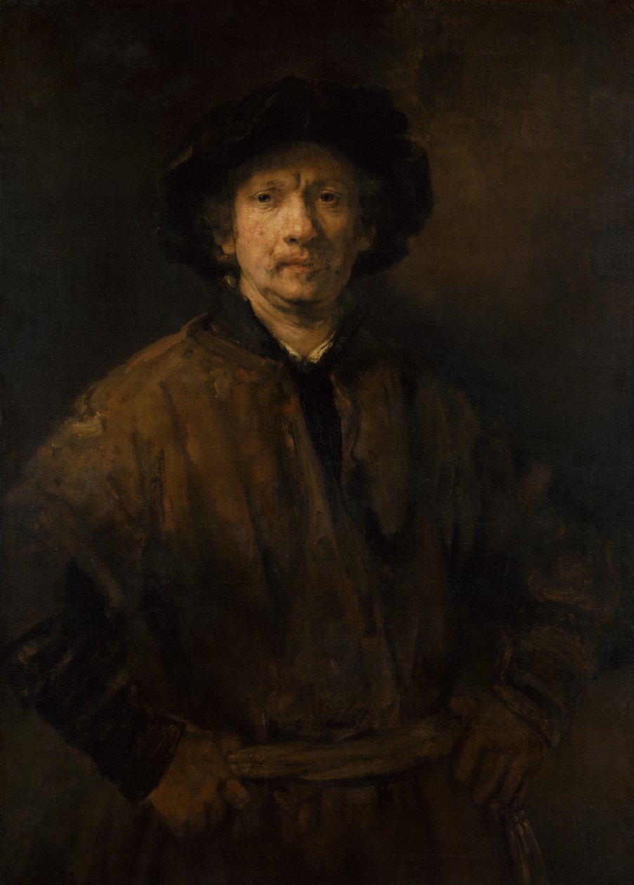 Groot zelfportret door Rembrandt van Rijn