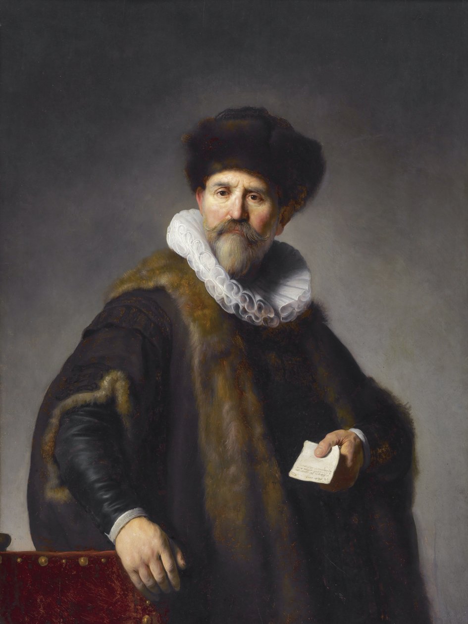 Portret van Nicolaes Ruts door Rembrandt van Rijn