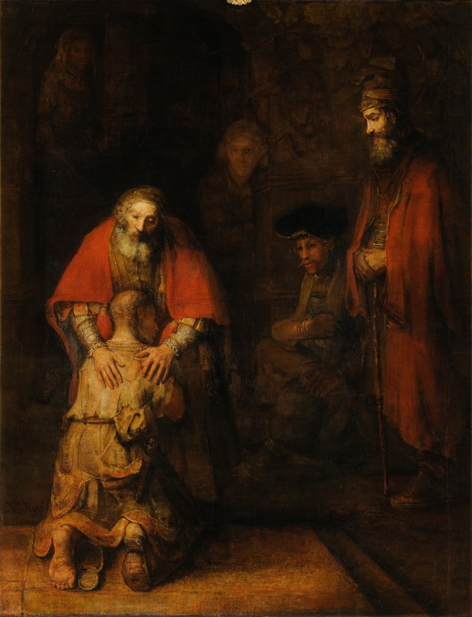 De terugkeer van de verloren zoon door Rembrandt van Rijn