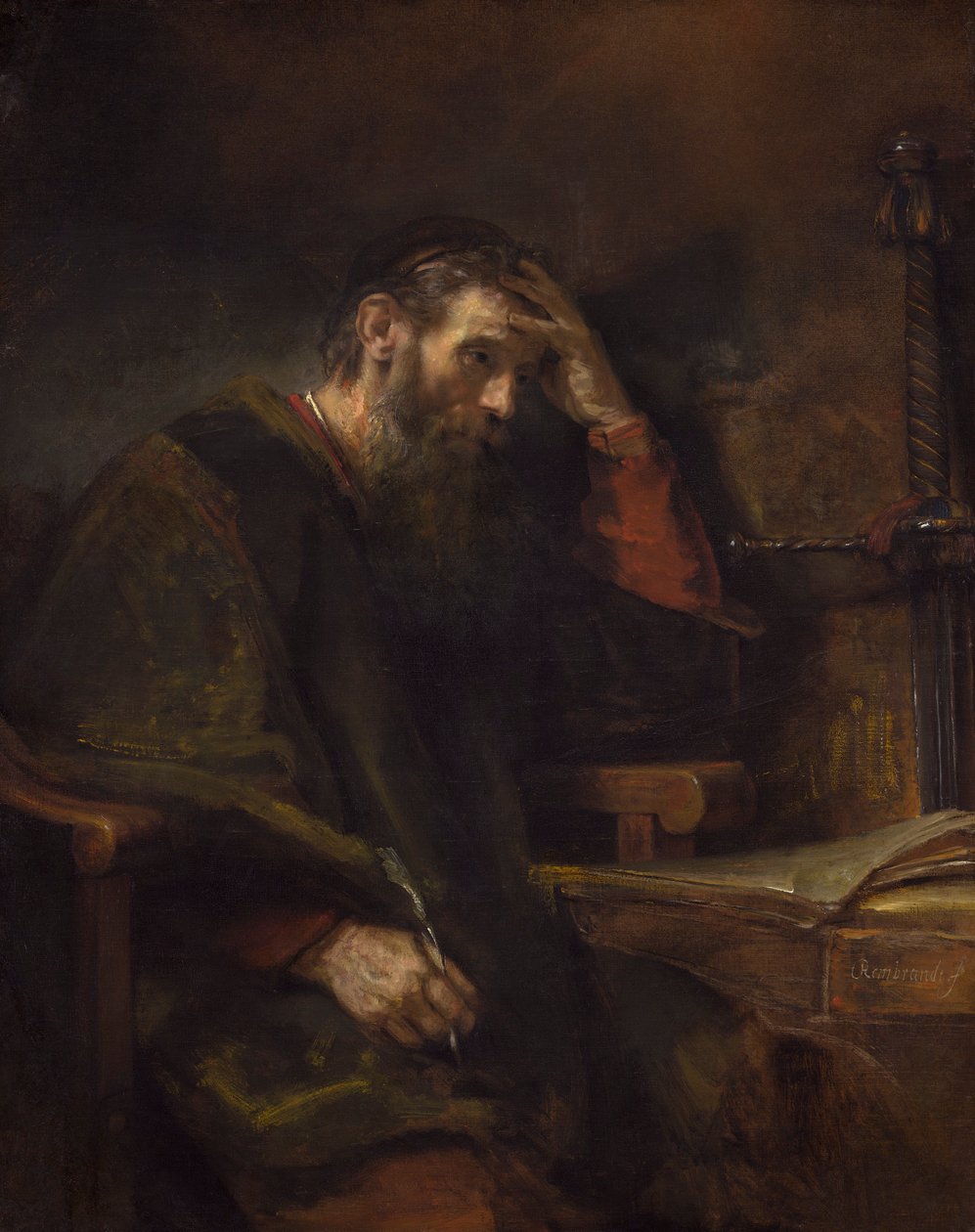 Sint Paulus door Rembrandt van Rijn