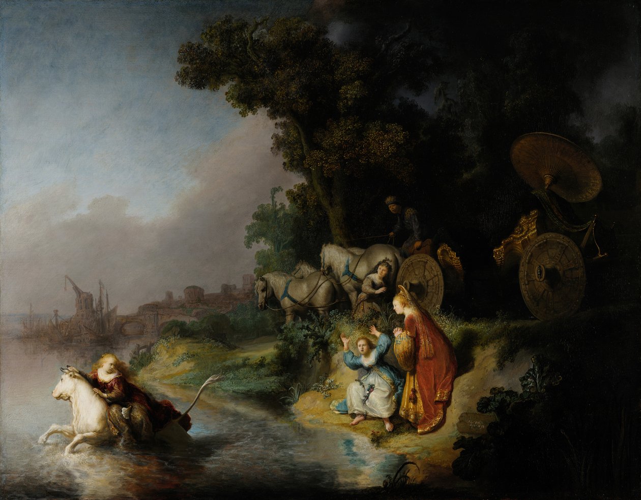 De ontvoering van Europa door Rembrandt van Rijn