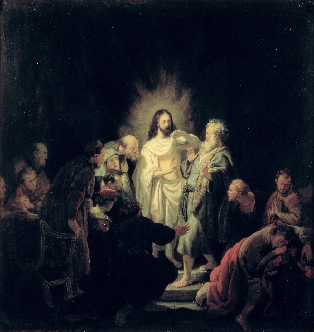 De Ongeloof van St. Thomas door Rembrandt van Rijn