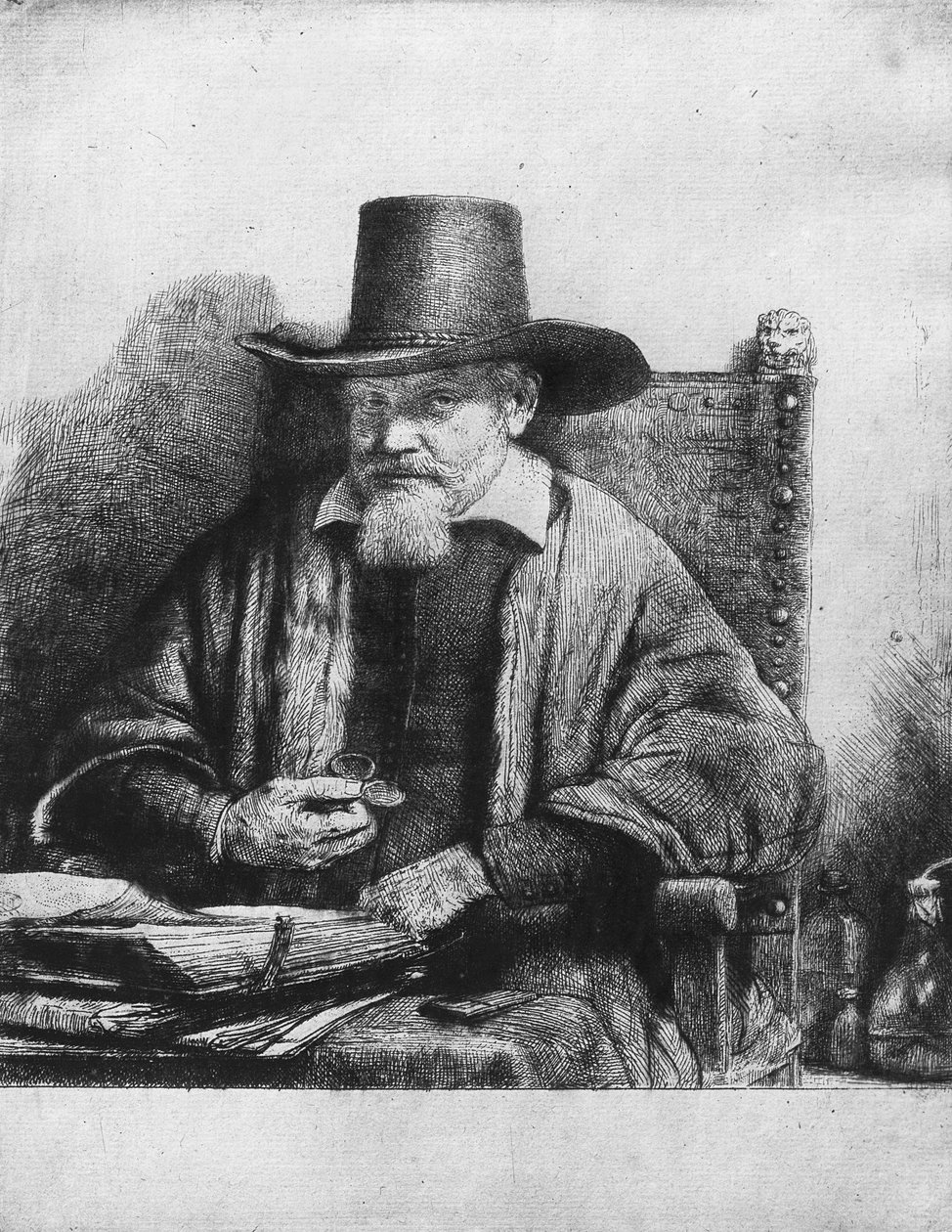 De advocaat Tolling of de dokter Arnoldus Tholinx of Petrus van Thol door Rembrandt van Rijn