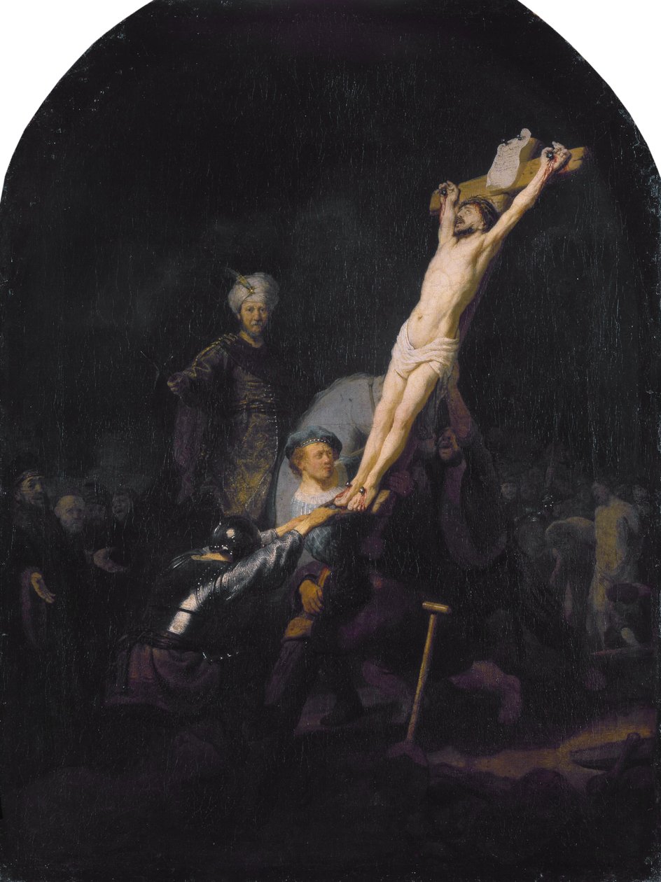 De Kruisoprichting door Rembrandt van Rijn