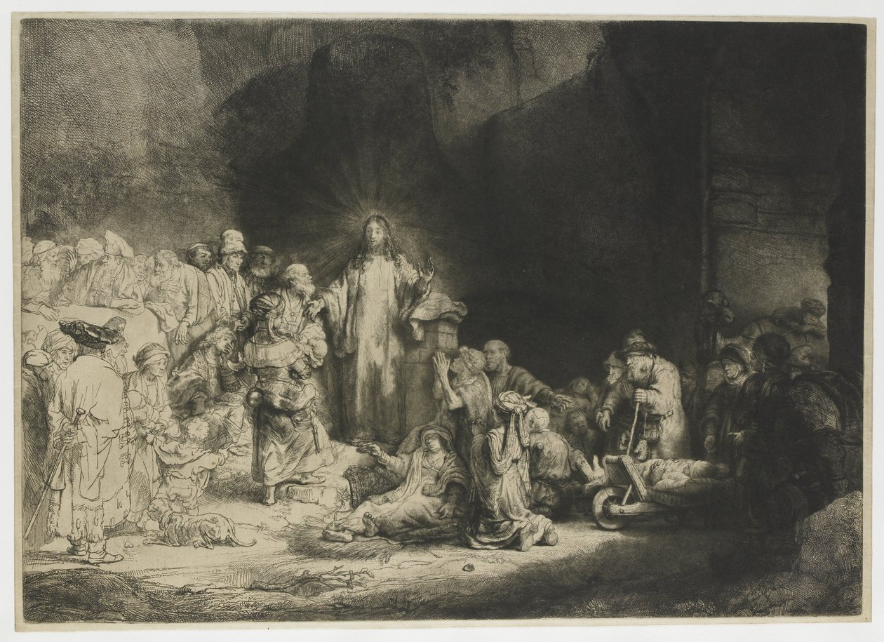 De Honderd Guldens Prent door Rembrandt van Rijn