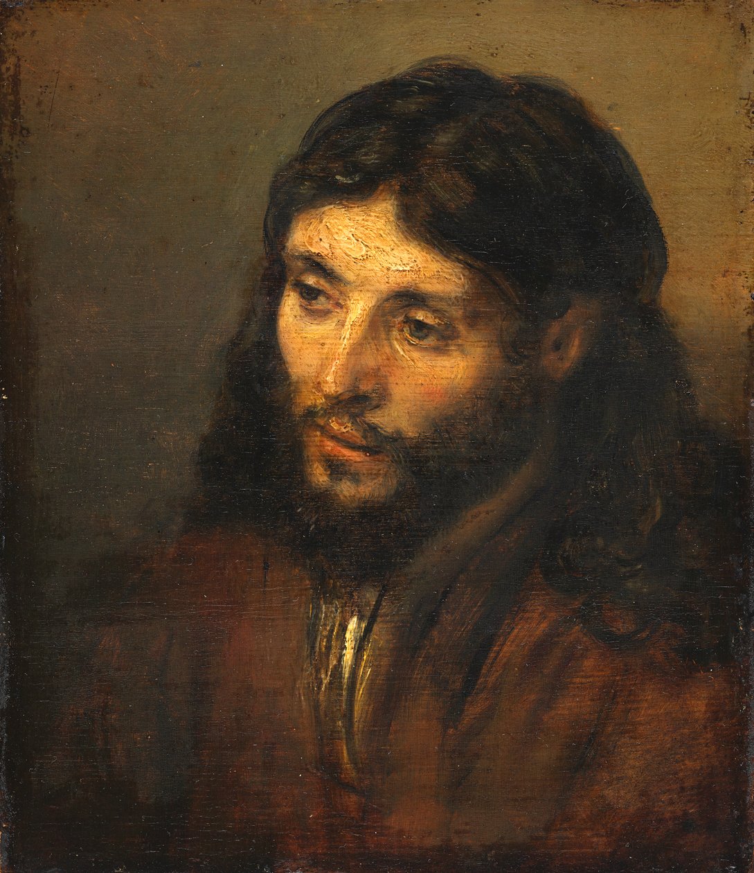 Hoofd van Christus door Rembrandt