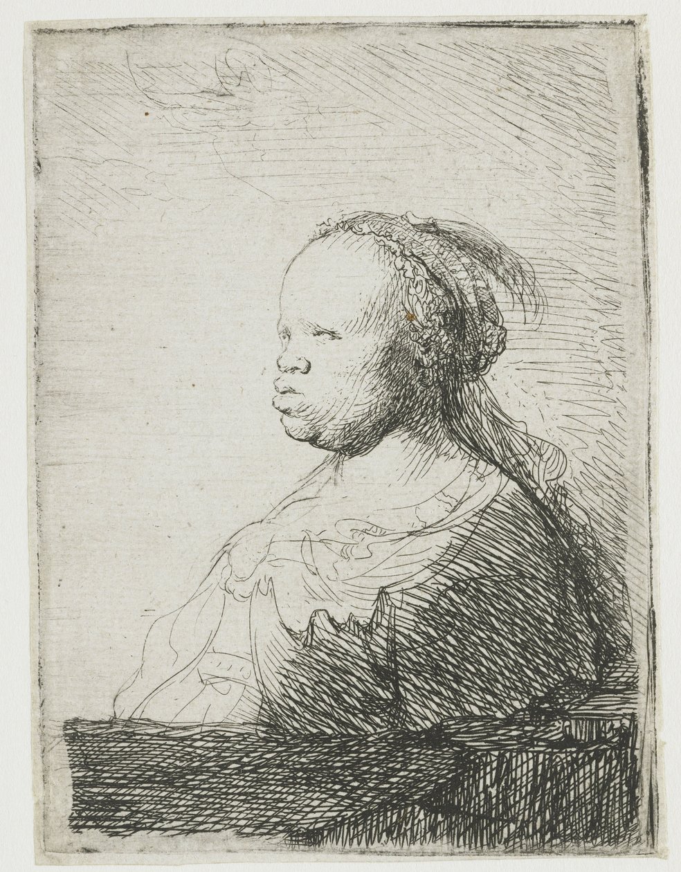Afrikaanse vrouw, 1628-32 door Rembrandt van Rijn
