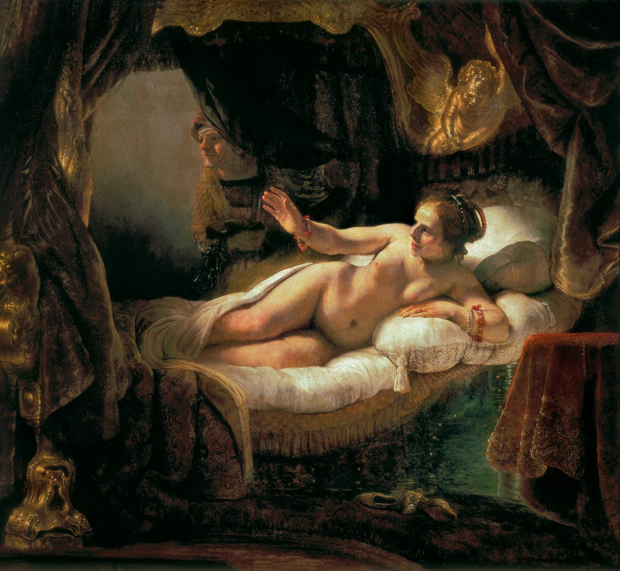 Danaë door Rembrandt van Rijn