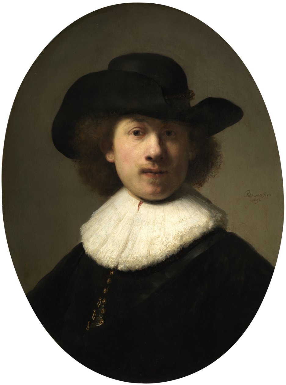 Zelfportret door Rembrandt Harmensz. van Rijn
