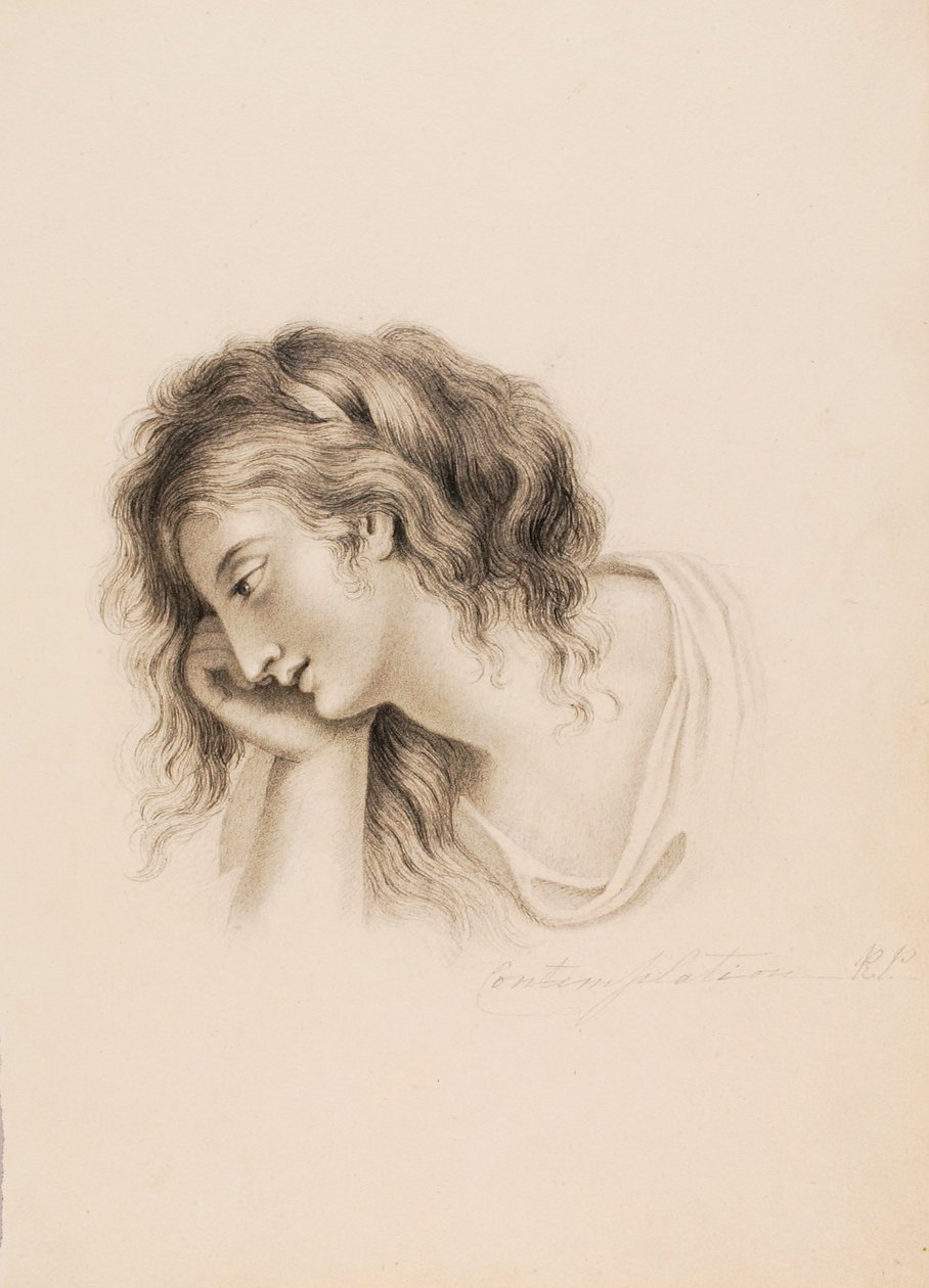 Contemplatie door Rembrandt Peale