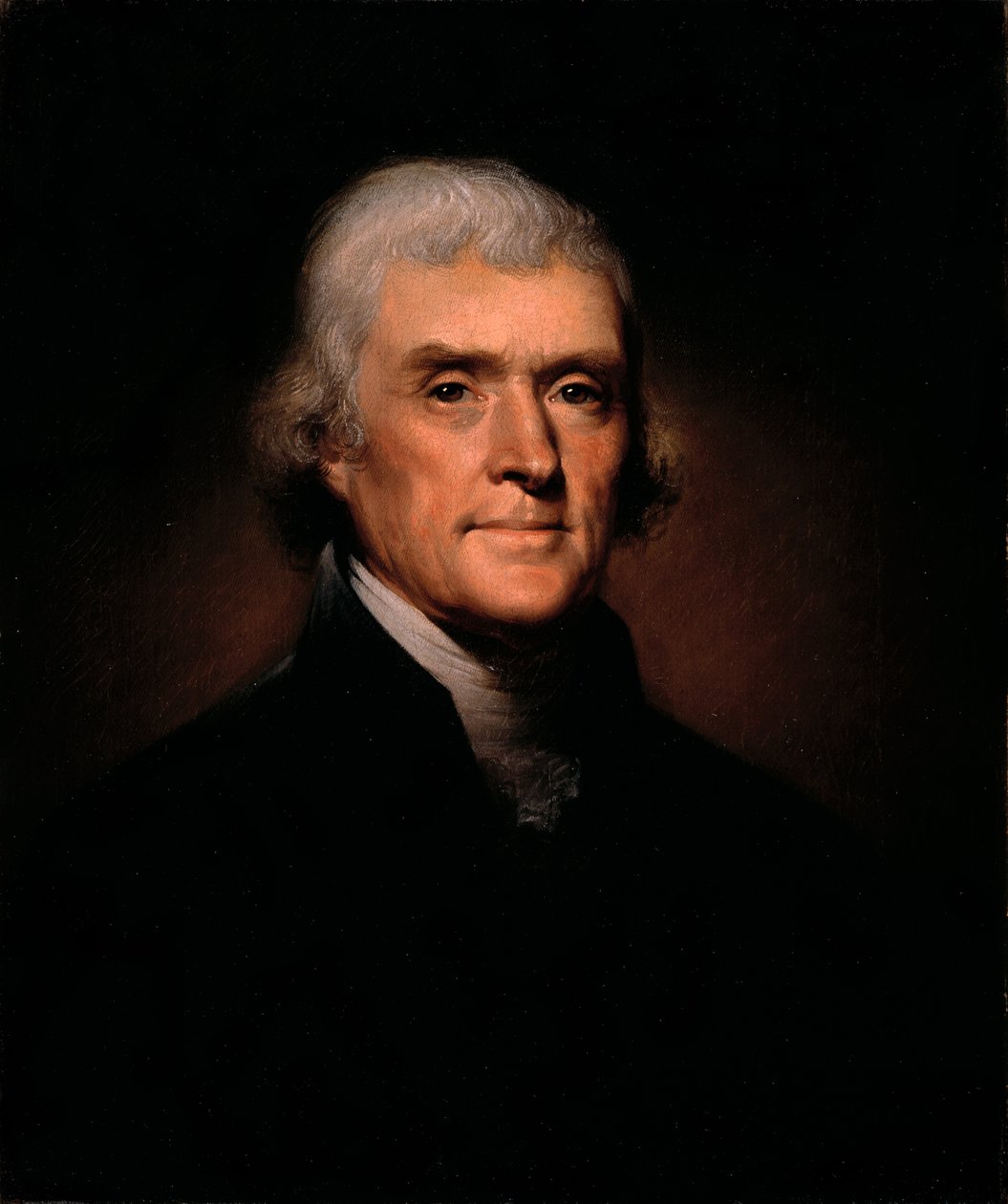 Thomas Jefferson door Rembrandt Peale