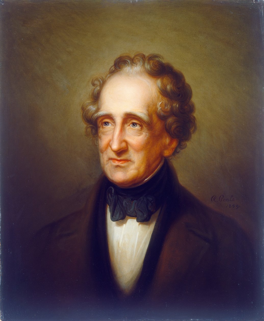 Thomas Sully door Rembrandt Peale