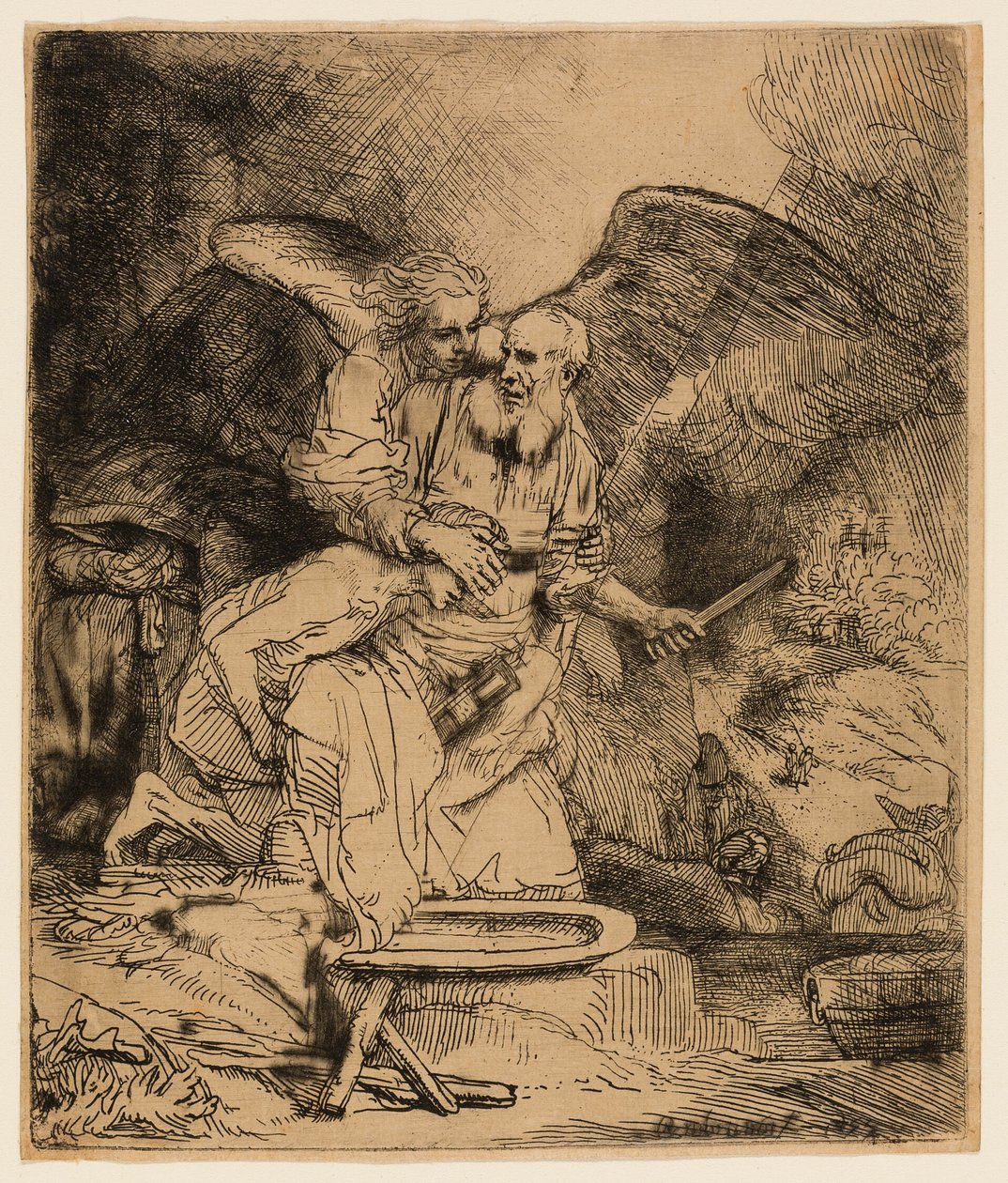 Abrahams offer door Rembrandt van Rijn