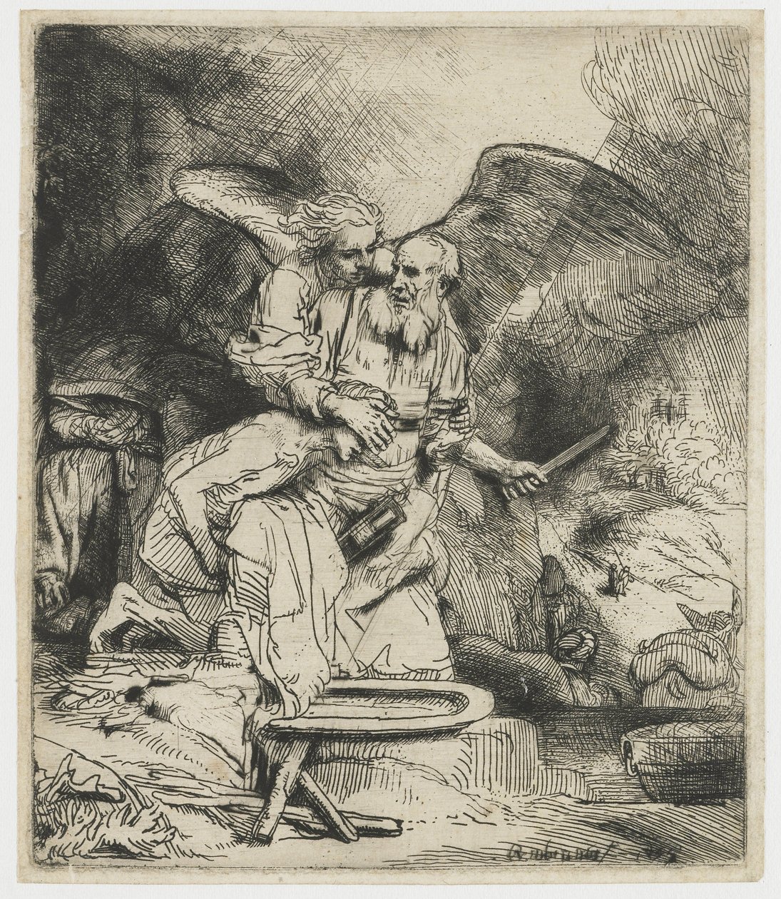 Abrahams offer door Rembrandt van Rijn