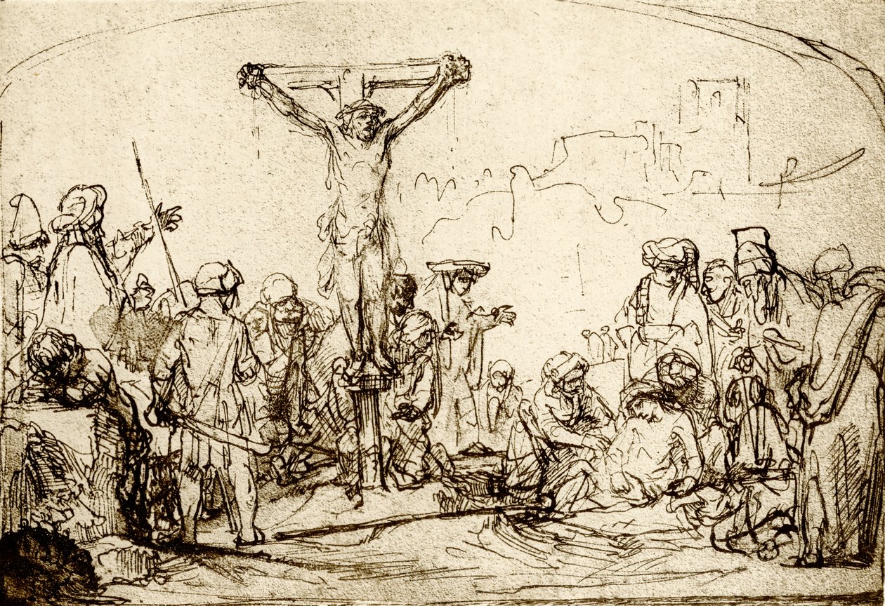 Kruisiging door Rembrandt van Rijn