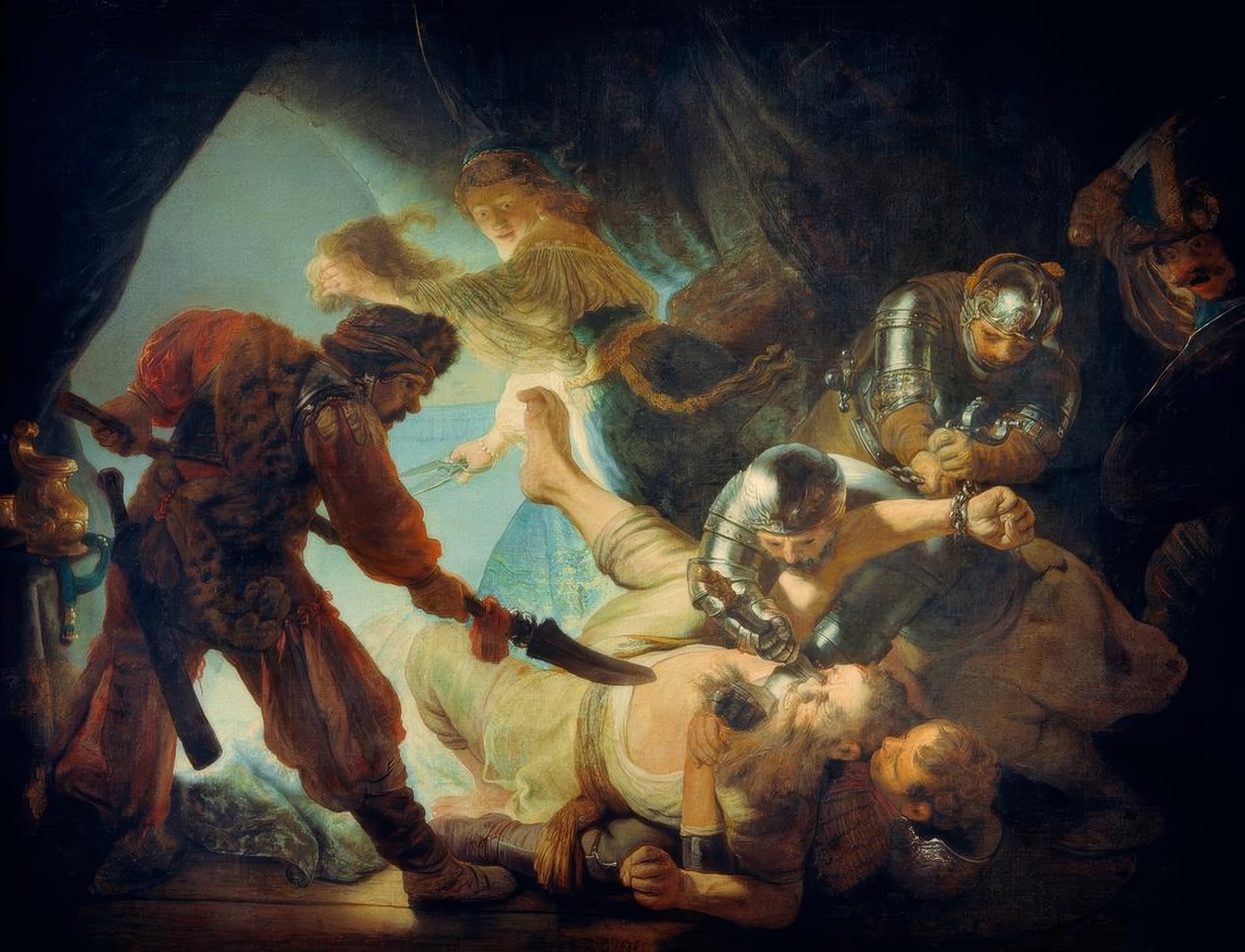De Verblinding van Simson door Rembrandt van Rijn