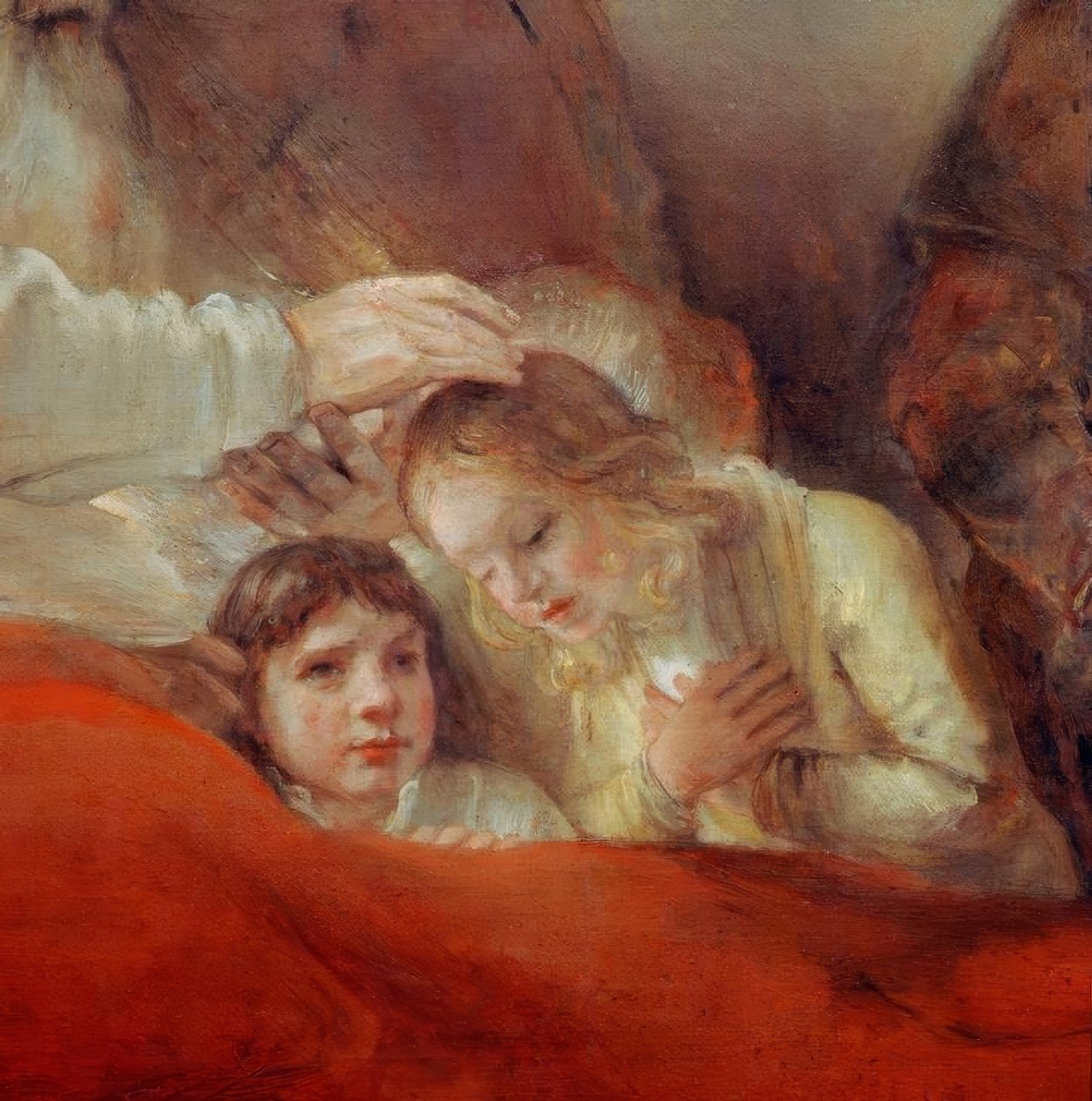 Jakobs zegen door Rembrandt van Rijn