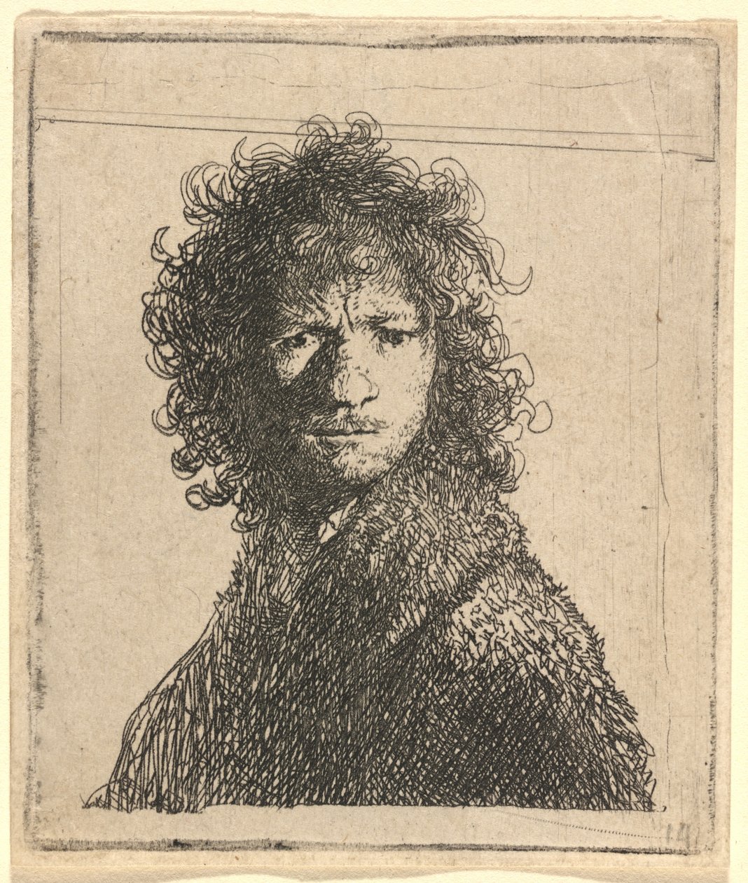 Zelfportret, Fronsend door Rembrandt van Rijn