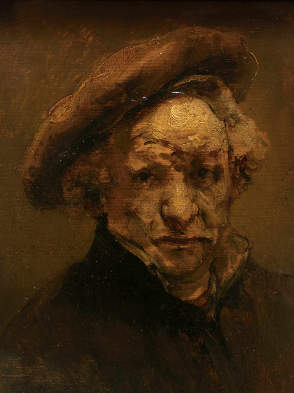 Zelfportret door Rembrandt van Rijn