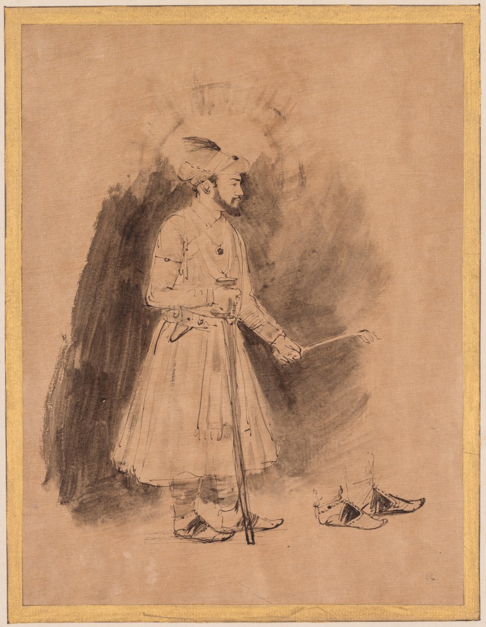 Shah Jahan door Rembrandt van Rijn