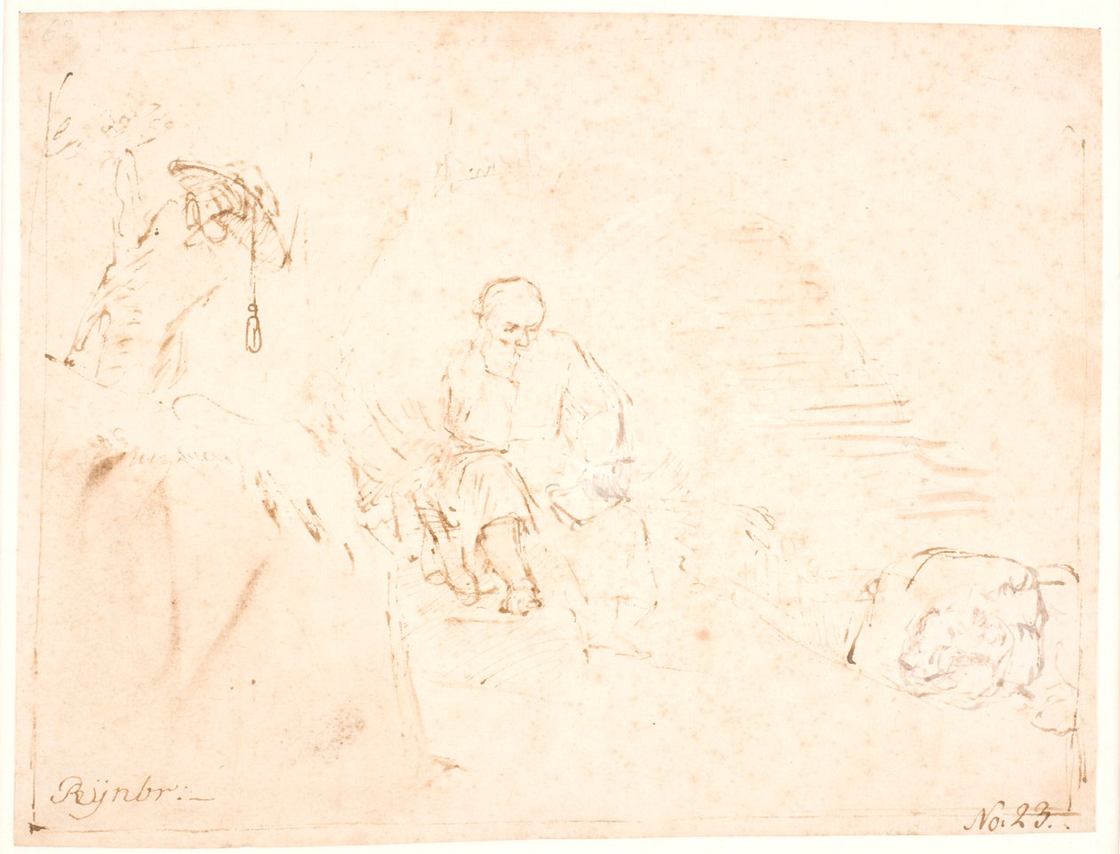 Sint Hiëronymus door Rembrandt van Rijn