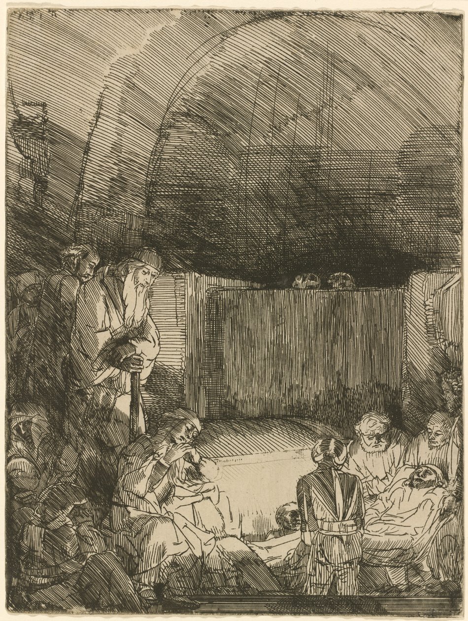 De Graflegging door Rembrandt van Rijn