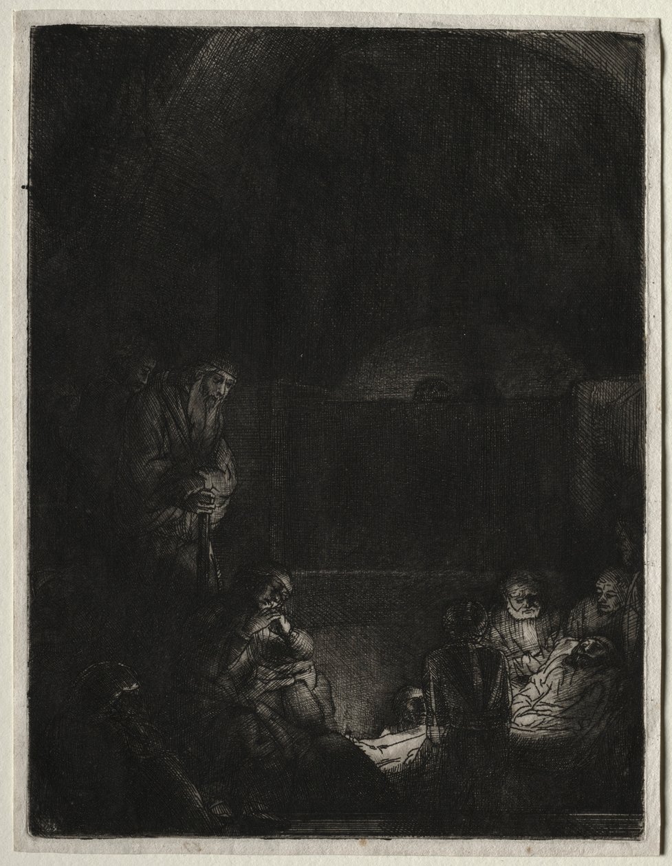 De Graflegging door Rembrandt van Rijn