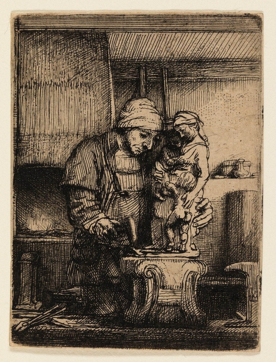 De Goudsmid door Rembrandt van Rijn