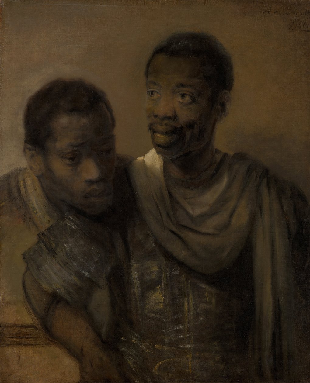 Twee Zwarte, 1661 door Rembrandt van Rijn