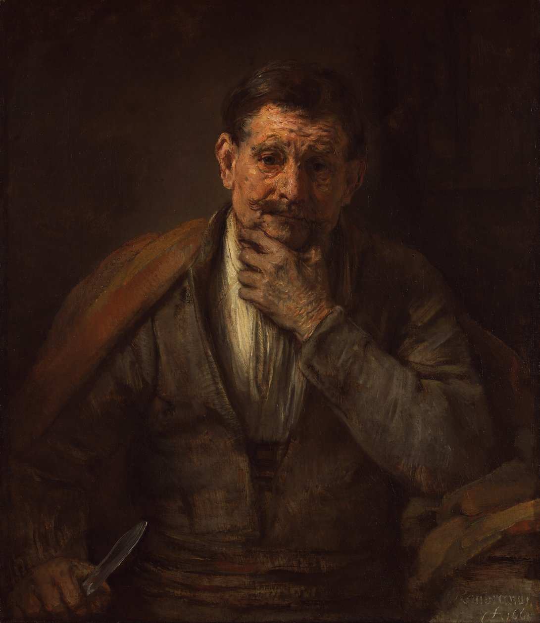 Sint Bartholomeus door Rembrandt van Rijn