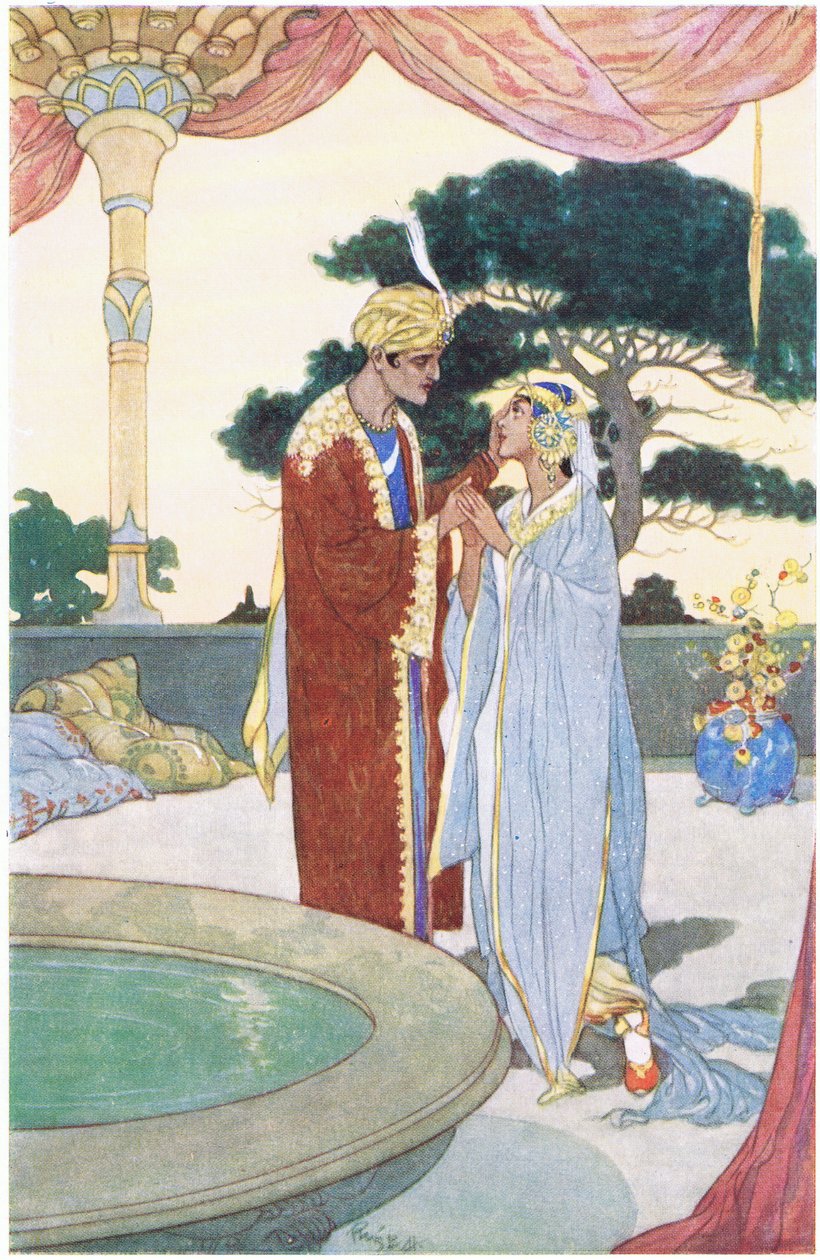 Noureddin en de mooie slaaf, jaren 1930 door René Bull