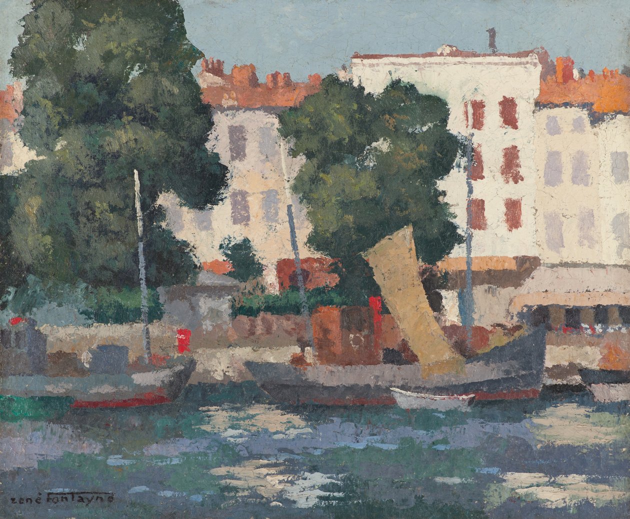 Le Quai des Dames door René Fontayne
