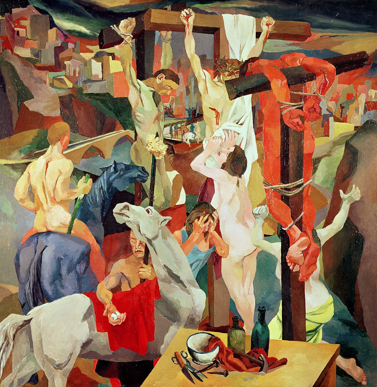 Kruisiging door Renato Guttuso