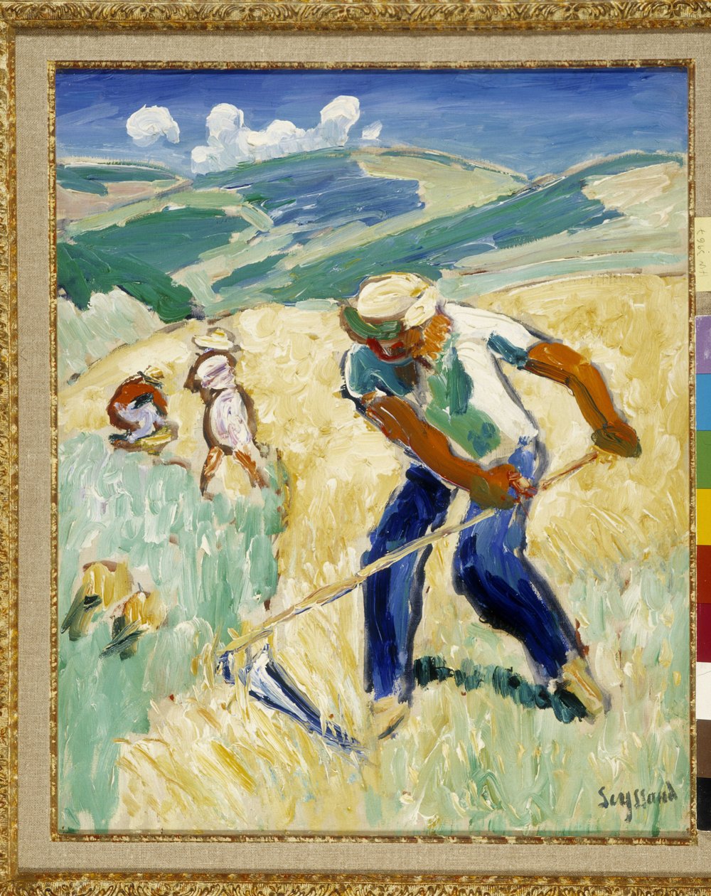 De maaier door Rene Auguste Seyssaud