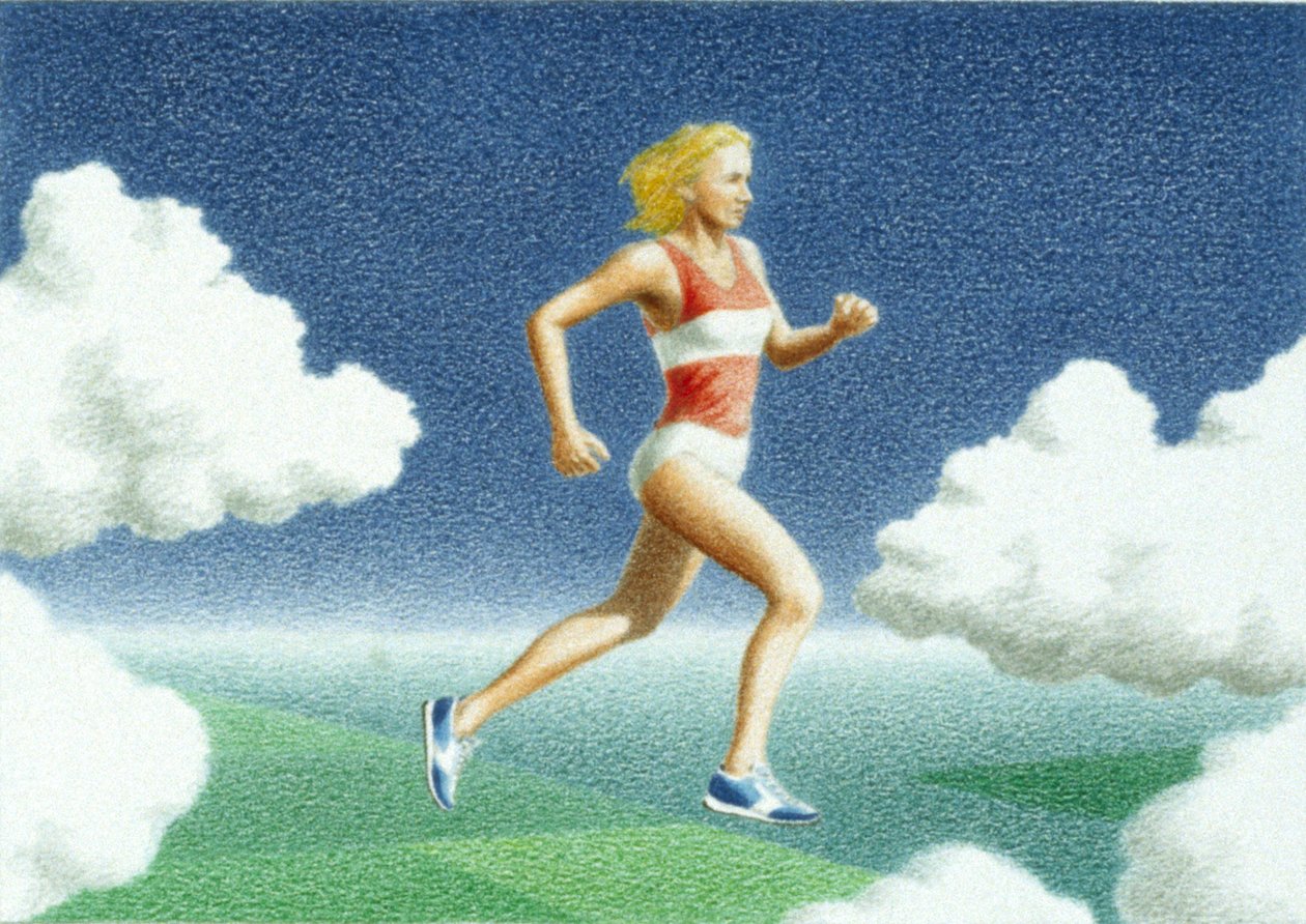 Runners High door Rene Boin