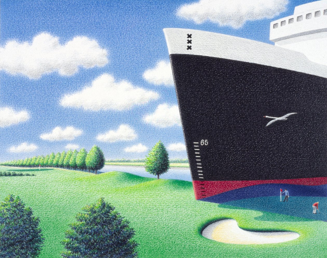 Golf door Rene Boin