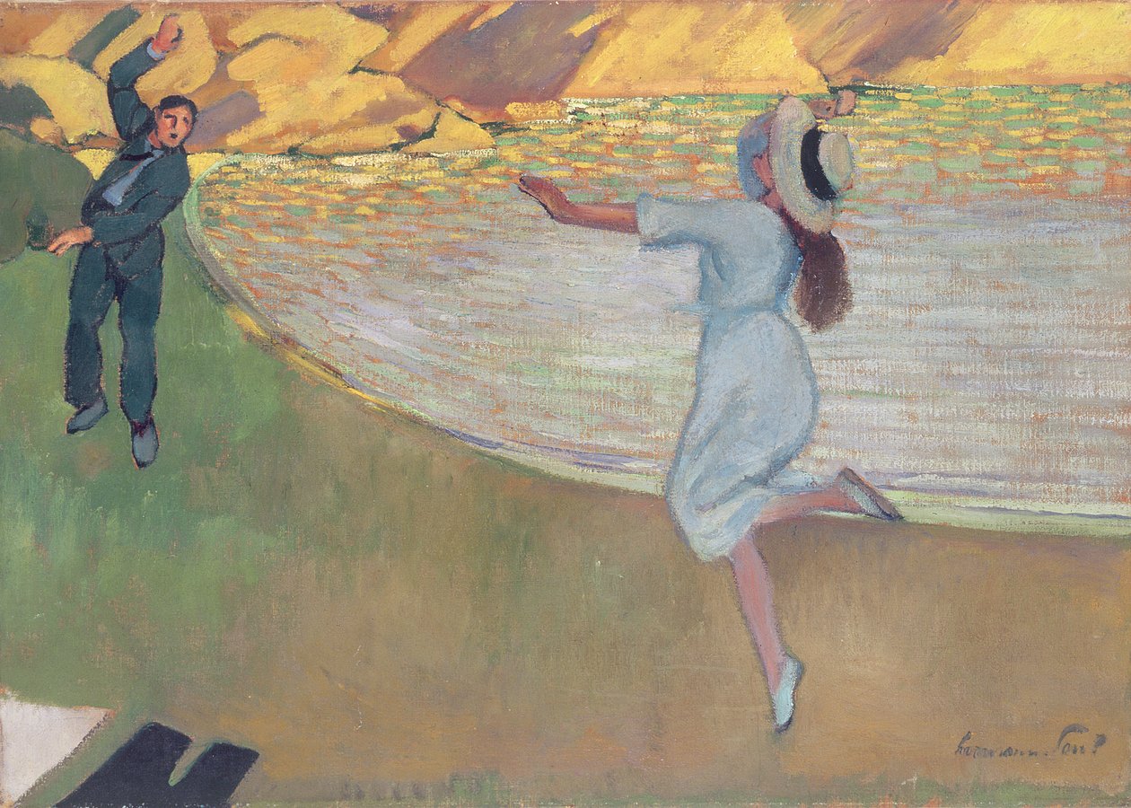 De Geliefden, ca. 1900 door Rene George Hermann Paul