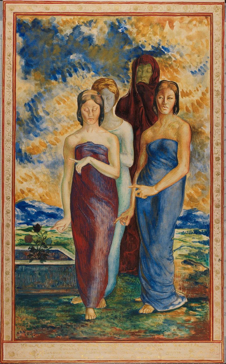 Allegorische figuren door Rene Piot